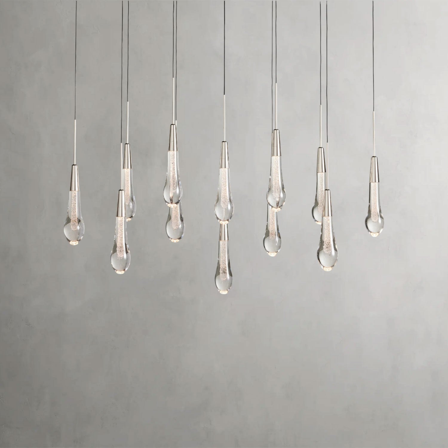 Soltaire Linear Chandelier 37", 50", 60", 70"